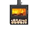 Chimenea de leña de madera real de Amazon Leña Hogar Sala de estar Villa rural Casa de huéspedes Decoración interior Estufa de calefacción