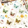 Paquete de Pegatinas Ciudad del Crepúsculo Serie Mariposa Fusu Diario de Mariposas Material para Manualidades Pegatinas Decorativas 30 Hojas 6 Diseños