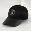 Explosiones Transfronterizas Gorra de Béisbol con Letras de Diamante para Pareja de Hombres y Mujeres Ajustable Diamante Brillante Gorra de Moda Casual Urbana
