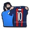 Futebol Messi Neymar Mba Pi Cro Cave Sapatos Acessórios DIY Decoração De Borracha Macia Remendo Fivela De Sapato Destacável Flor De Sapato