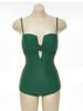Fabricante Venta al por Mayor Coreano Nuevo Conservador Adelgazante Una Pieza Color Sólido Sexy Push-Up Espalda Descubierta Traje de Baño para Aguas Termales Bikini de Mujer