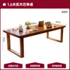Escritorio grande y largo de madera maciza para sala de estar, lectura y estudio, mesa grande para oficina en casa, mesa multiusos, escritorio grande para escribir