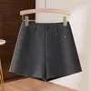 Estilo Nuevo Cintura Alta Premium Estilo Coreano Holgado Versátil Adelgazante Línea A Ropa Exterior Pantalones Casuales Pierna Ancha