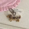 Chaveiro de Pelúcia Fofo Estilo Japonês Desenho Animado Cachorro Dachshund Chaveiro de Pelúcia Fofo Pingente Venda por Atacado
