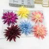 Estilo Antigo Garra de Caranguejo Cabeça de Crisântemo DIY Crisântemo Dourado Flor Artificial Guirlanda Feita à Mão Adereços para Penteado Pacote de Materiais Acessórios da Dinastia Han Pequenos Enfeites