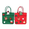 Bolsa de Feltro para Presente de Véspera de Natal Livro Vermelho Mesmo Estilo Mini Bolsa de Maçã Caramelada Bolsa para Embalagem de Presente Bolsa Tote