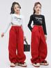 Disfraz de Jazz para Niñas Traje de Pantalón de Paracaidista Disfraz de Jazz para Actuación Infantil Disfraz de Baile de Práctica y Actuación de Moda Niñas