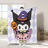 Manta de Franela de Dibujos Animados Transfronteriza para Niños Sanrio Manta Impresa Digitalmente Manta para las Cuatro Estaciones Manta para Aire Acondicionado Manta para Hora del Almuerzo