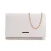 Bolso de Mano Simple de Color Sólido para Mujer 2024 Nuevo Bolso de Noche Cadena de Primavera Bolso Cruzado de Hombro Simple para Niña para Mujer