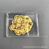 Populares Pegatinas Doradas de los Doce Signos del Zodíaco para Teléfono, Oro Puro 999, Pegatinas Doradas del Año del Caballo para Teléfono, Regalos Promocionales para Eventos de Tienda