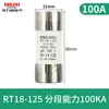 Delixi Portafusible Rt18 Base Redonda 32 con Luz 63X Cuerpo de Fusible 10X38Mm Fusible Rt16