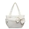 Bolso Grande Transfronterizo para Mujer 2026, Bolso Tote Ligero para el Día a Día, Versátil Bolso de Hombro con Lazo Elegante para Estudiante Universitario