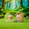 Caja Misteriosa Zorro de Nueve Colas Floral Estilo Hada Juguete de Moda Hada de la Luna Estilo Chino Figura Zorro Adorno de Escritorio Artesanía Coleccionable Regalo