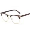 Gafas antirradiación para hombre, antiluz azul, para ordenador, con montura para miopía, estilo coreano, montura plana, modernas, 3016