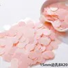 Lentejuelas Escama de Pez Redondas de Borde Redondeado de 8/15/25 mm Materiales Hechos a Mano DIY Vestido de Novia Vestido Ropa para Niños Lentejuelas