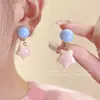 Presilha de Orelha Estrela de Dopamina Sem Furo na Orelha Fofa Doce Simples Versátil Brincos Novo Design 2025 Sentido de Design Feminino Primavera e Verão