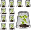 Amazon cubierta de protección de plantas de hierro forjado techo de jardín plántulas de verduras jaula de protección de frutas y verduras herramientas de mantenimiento de plántulas