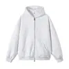 Sudadera con Capucha Suelta de Color Sólido para Hombres y Mujeres Estilo Primavera y Otoño Bloque de Color Retazos Chaqueta Deportiva Casual Manga Larga