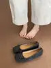 Sapatos Femininos Elegantes com Laço Quadrados Aumentadores de Altura 2025 Outono/Inverno Novos Sapatos Vermelhos para Noite