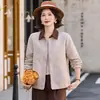 Jaqueta de Moda de Inverno 2026 para Mães, Corte Justo, Tamanhos Grandes, Casaco Versátil para Mulheres de Meia-Idade e Idosas