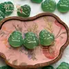 Jade Verde Buda Calcedônia Verde Buda Ágata Verde Calcedônia Verde Buda Pingente Pingente Barriga Grande Buda Bodhisattva Público Ao Vivo Explosões