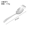 Cuchara de Comedor de Acero Inoxidable 316 Mango Largo Grande Cuchara Pública Cuchara de Sopa de Hotel Cuchara de Comedor Colador Pequeño Cuchara de Comedor para el Hogar