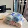 Lençol de Elástico Liso Colorido Dupla Face com um Lado Seda de Gelo e um Lado Veludo de Veado Doméstico Lavável à Máquina Simmons Capa Protetora Saco de Cama à Prova de Poeira
