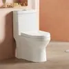 MEIKA Vaso Sanitário Cerâmico de 6L com Descarga Sifão Economizador de Água Louça Sanitária para Banheiro Residencial T1614