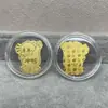 Concha de Agua Oro Puro 999 Tesoro de Riqueza Gato de la Fortuna Pegatina Dorada para Teléfono Móvil Tienda de Oro Promoción de Transmisión en Vivo Regalo para Atraer Clientes
