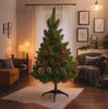 Vendedor Transfronterizo al por Mayor Árbol de Playa 76.2cm con Frutos Rojos Piña Cono Hojas de Planta Decoración Navideña para el Hogar