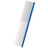 Peine para gatos Hartley, para mascotas, para flotar el cabello, belleza, pelo largo, peine para perros, 19 cm, ovalado, media altura, peine de doble diente