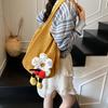 Bolso de Hombro Retro Bolso Tejido Nuevo Bolso de Playa Casual para Vacaciones Diseño de Nicho Bolso Tote Portátil Listo para la Venta