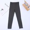 Leggings de Otoño e Invierno para Niños con Forro Polar y Engrosamiento, Pantalones Brillantes, Pantalones Elásticos de Cintura Alta para Niñas, Pantalones Cálidos de Abrigo, En Stock Venta al por Mayor