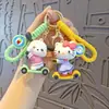 Llavero de Skateboard Sanrio de Dibujos Animados Melody Colgante de Bolsa Creativo Perro de Orejas Grandes Llavero para Llaves de Coche Pequeño Regalo