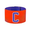 Braçadeira de Capitão de Futebol Marca C Personalizada Braçadeiras de Time para Treinador Impressão em Branco DIY Velcro Insígnia Antidesgaste Atacado
