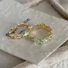 Anillo de Estilo Coreano para Mujer de Alta Gama y Lujo Ligero, Versátil para el Trabajo Diario, Esmalte, Circonita, Mariposa, Abierto, Moda Exquisita, Anillo para el Dedo Índice
