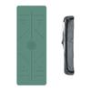 Tapete de viaje delgado portátil para viaje 1.5mm tapete de yoga caucho natural color coco parte inferior antideslizante resistente al desgaste almacenamiento