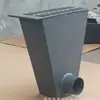 Embudo de Agua de Lluvia de Acero Inoxidable, Embudo de Agua de Lluvia de Aleación de Aluminio, Adecuado para Salidas de Drenaje de Edificios, Embudo de Agua de Lluvia de Entrada Lateral, Personalización del Fabricante
