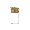 Botella de vidrio con tapa de aluminio 22x40mm 7ml almacenamiento casero sub-botella decoración botella colgante tapa multicolor opcional
