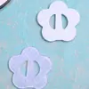 Estilo Academia Flor a Cuadros Acrílica DIY Accesorio para el Cabello Pasador Flequillo Lateral Clip Parche sin Costuras