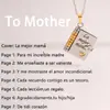 Collar con colgante de acero de titanio con letras de amor para chicas, estilo transfronterizo, con apertura para parejas, estilo nuevo, con personalidad y temperamento, cadena de clavícula.