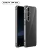 Fábrica de Origen Adecuado para Samsung S26 5g Agujero de Precisión Funda de Teléfono Transparente Cubierta Protectora Anti-Caída en Cuatro Esquinas S26 Edge