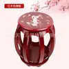 Taburete Redondo para Guzheng Taburete para Guzheng Madera Maciza Taburete Redondo para Guzheng Fideos Lisos Impreso Taburete para Piano Guzheng Fuerte y Duradero