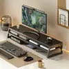 Soporte Elevador de Monitor para Computadora de Escritorio Base de Pantalla Soporte Bandeja para Teclado Elevación Engrosamiento