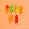 Picolé de Fruta Desenho Animado Acessórios de Resina DIY Cola de Creme Grampo de Cabelo Capa de Celular Decoração Brinquedo de Comida Enfeites Atacado