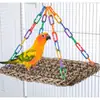 Nido de pájaro de paja para periquitos, nido colgante, nido de pájaro, casa para dormir de paja, casa colgante suspendida