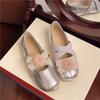 Zapatos Mary Jane nuevos de camelia china para mujer, verano, nuevo estilo francés, temperamento, altura pequeña, zapatos interiores, zapatos de ballet