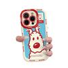 Capa de celular curvada Puppy iphone16promax Puff Apple 15 plus14 Silicone 13 Desenho animado 12