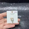 Aretes Geométricos para Mujer, Moda para Viajeros, Versátiles, Galvanizado Ecológico, Pendientes al por Mayor Tienda Yiwu, de Alta Gama sin Perforación