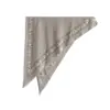 Chal Triangular Retro Otoño Invierno Chal Simple de Espiga Bufanda de Cachemira Sintética Chal Versátil de Tacto de Alta Gama Venta al por Mayor